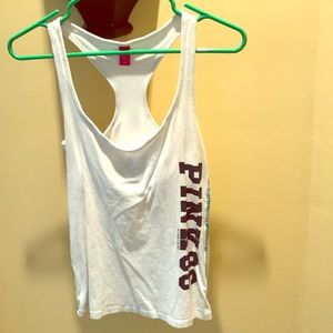 PINK racerback tank top